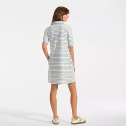 Women's Starfish Elbow Sleeve Polo Dress