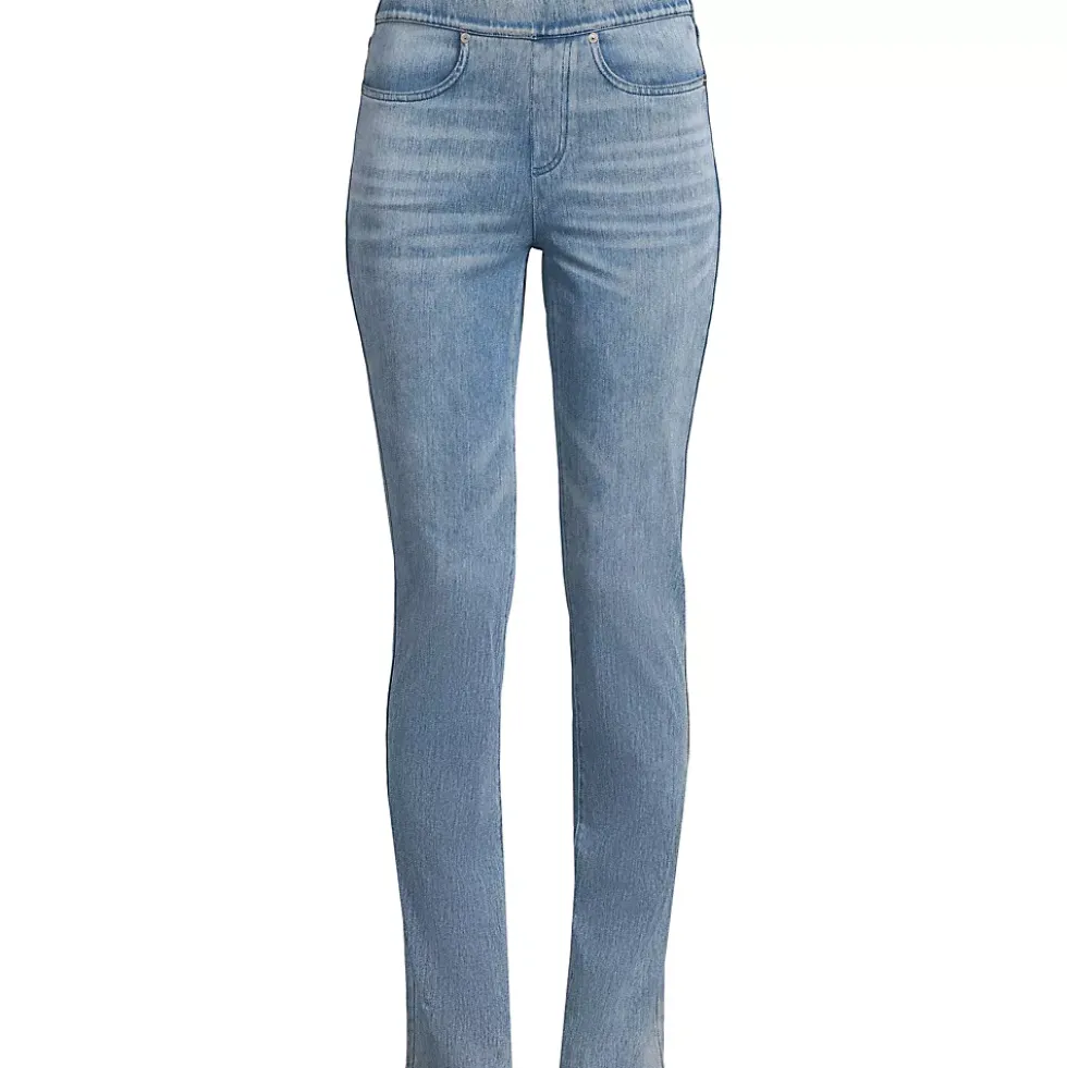 Women's Starfish High Rise Knit Denim Straight Jeans