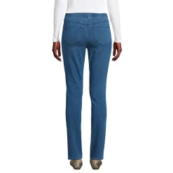 Women's Starfish High Rise Knit Denim Straight Jeans