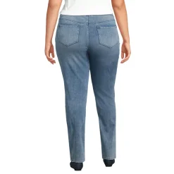 Women's Starfish High Rise Knit Denim Straight Jeans