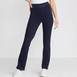 Women's Starfish High Rise Knit Denim Straight Jeans