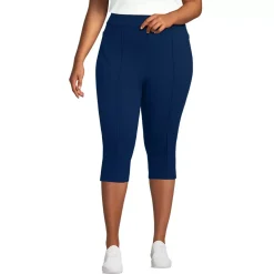 Women's Starfish High Rise Pintuck Capri Pants