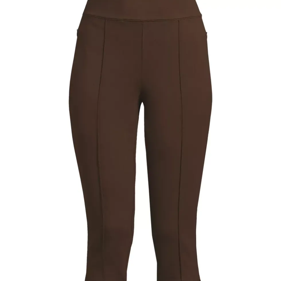 Women's Starfish High Rise Pintuck Capri Pants