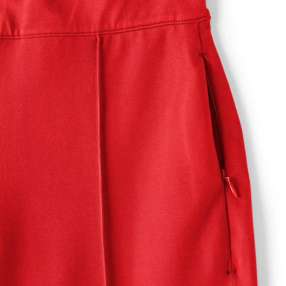 Women's Starfish High Rise Pintuck Capri Pants