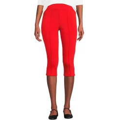 Women's Starfish High Rise Pintuck Capri Pants