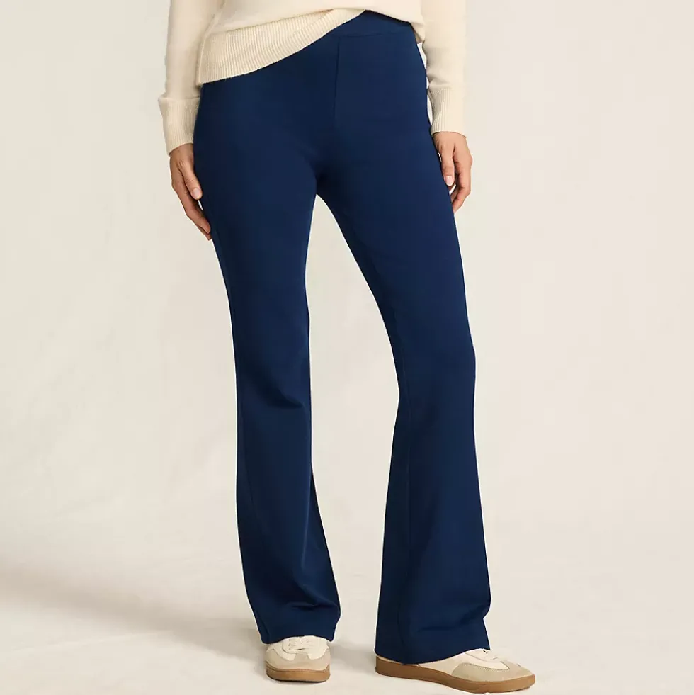 Women's Starfish High Rise Pull On Flare Pocket Pants