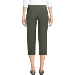 Women's Starfish Mid Rise Pull On Crop Pants