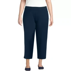 Women's Starfish Mid Rise Pull On Crop Pants