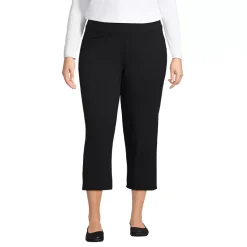 Women's Starfish Mid Rise Pull On Crop Pants