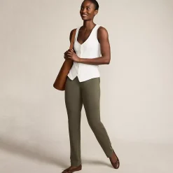 Women's Starfish Mid Rise Slim Leg Pants