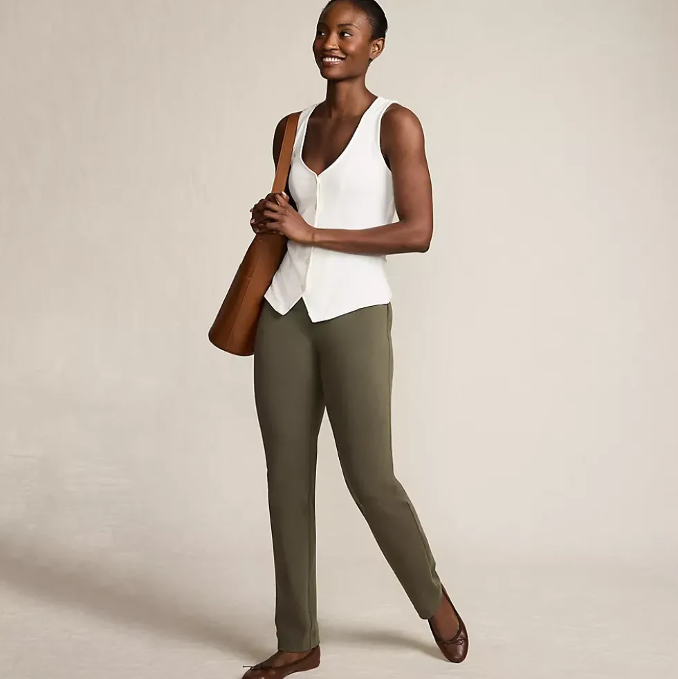 Women's Starfish Mid Rise Slim Leg Pants
