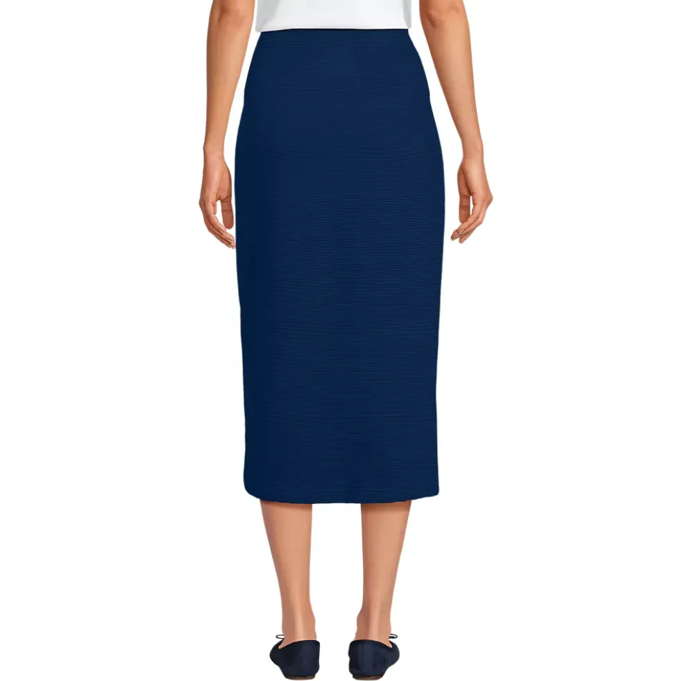 Women's Starfish Side Zip Midi Skirt