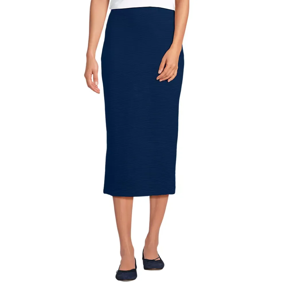 Women's Starfish Side Zip Midi Skirt
