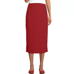 Women's Starfish Side Zip Midi Skirt