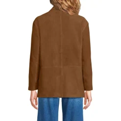 Women's Suede Boyfriend Blazer