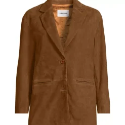 Women's Suede Boyfriend Blazer