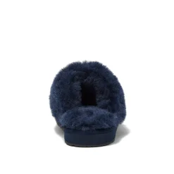 Women's Suede Furry Lined Indoor Outdoor Slippers