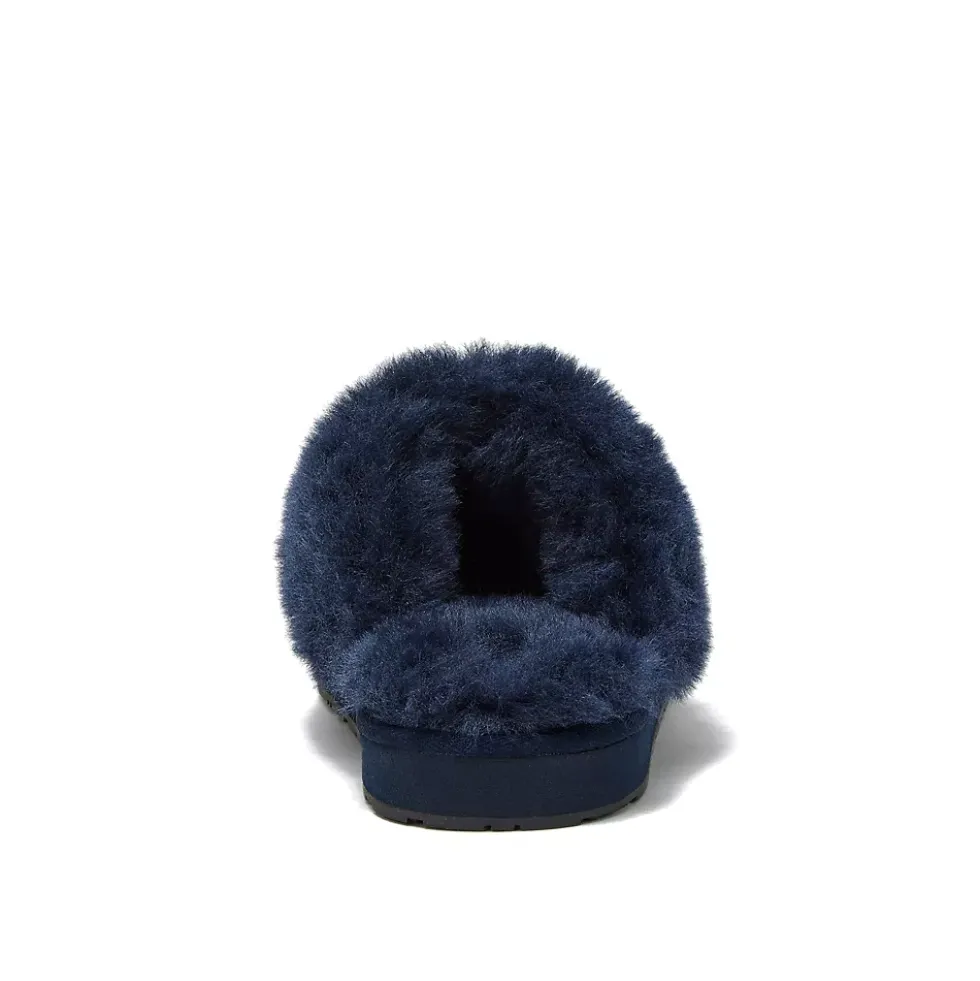 Women's Suede Furry Lined Indoor Outdoor Slippers
