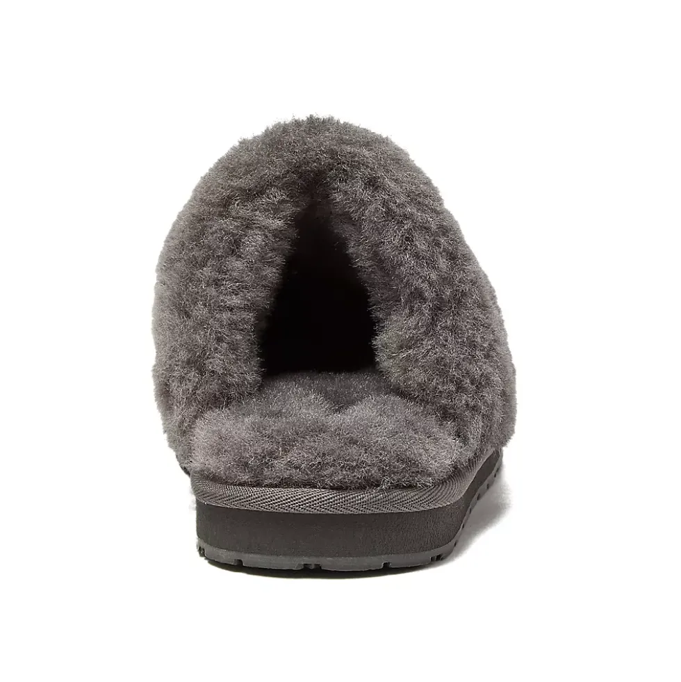 Women's Suede Furry Lined Indoor Outdoor Slippers