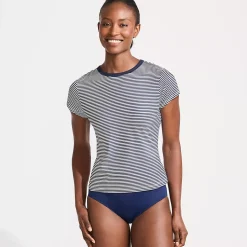 Women's SunShade UPF 50 Cap Sleeve Fitted with Built in Bra Rash Guard
