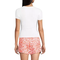 Women's SunShade UPF 50 Cap Sleeve Fitted with Built in Bra Rash Guard