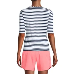 Women's SunShade UPF 50 Elbow Sleeve Rash Guard Swim Tee