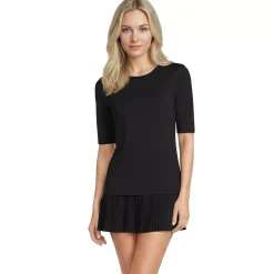 Women's SunShade UPF 50 Elbow Sleeve Rash Guard Swim Tee