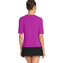 Women's SunShade UPF 50 Elbow Sleeve Rash Guard Swim Tee