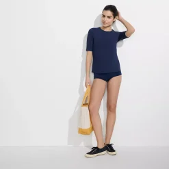 Women's SunShade UPF 50 Elbow Sleeve Rash Guard Swim Tee