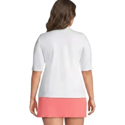 Women's SunShade UPF 50 Elbow Sleeve Rash Guard Swim Tee