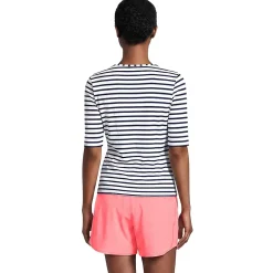 Women's SunShade UPF 50 Elbow Sleeve Rash Guard Swim Tee