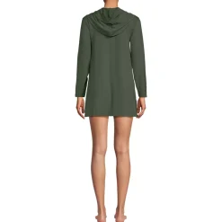 Women's SunShade UPF 50 Hooded Mini Swim Swim Cover-Up Dress
