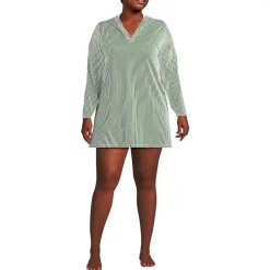 Women's SunShade UPF 50 Hooded Mini Swim Swim Cover-Up Dress
