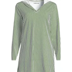 Women's SunShade UPF 50 Hooded Mini Swim Swim Cover-Up Dress