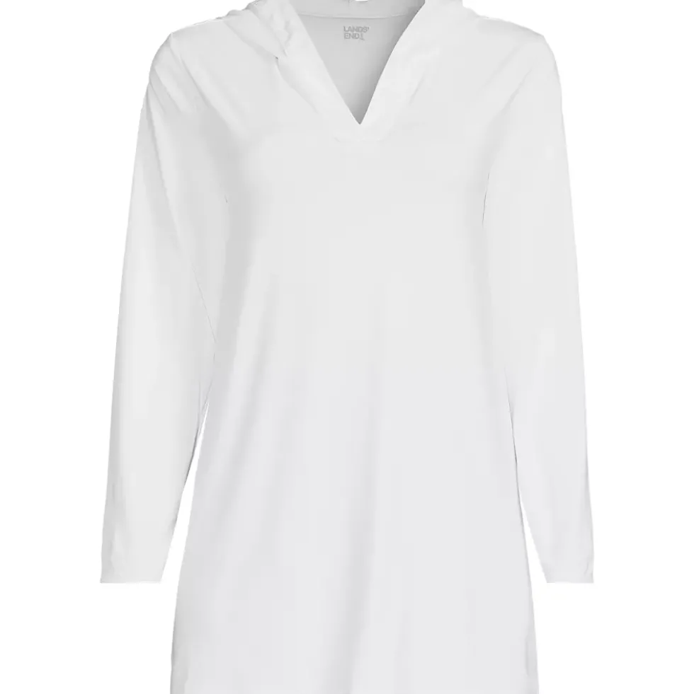 Women's SunShade UPF 50 Hooded Mini Swim Swim Cover-Up Dress
