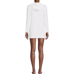 Women's SunShade UPF 50 Hooded Mini Swim Swim Cover-Up Dress