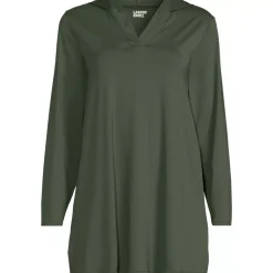 Women's SunShade UPF 50 Hooded Mini Swim Swim Cover-Up Dress