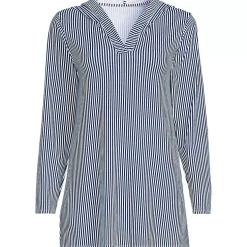 Women's SunShade UPF 50 Hooded Mini Swim Swim Cover-Up Dress