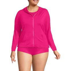 Women's SunShade UPF 50 Hooded Zip Front Rash Guard