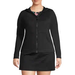 Women's SunShade UPF 50 Hooded Zip Front Rash Guard