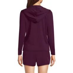 Women's SunShade UPF 50 Hooded Zip Front Rash Guard