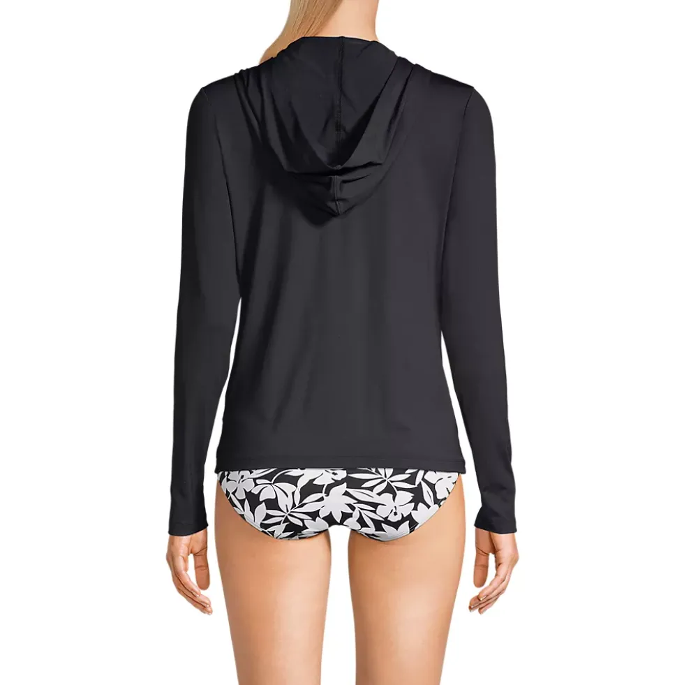 Women's SunShade UPF 50 Hooded Zip Front Rash Guard