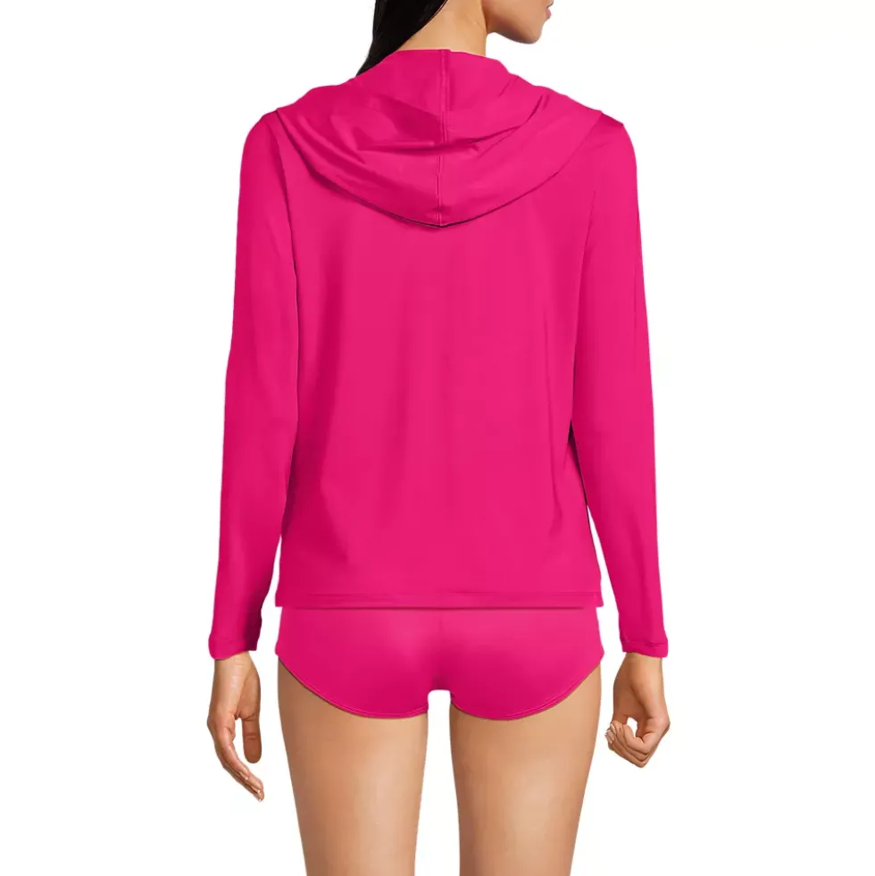 Women's SunShade UPF 50 Hooded Zip Front Rash Guard