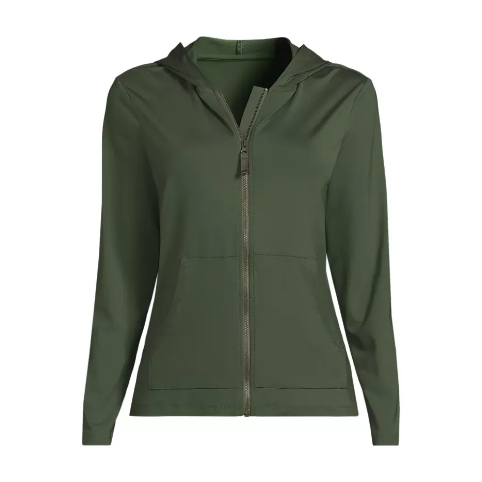 Women's SunShade UPF 50 Hooded Zip Front Rash Guard