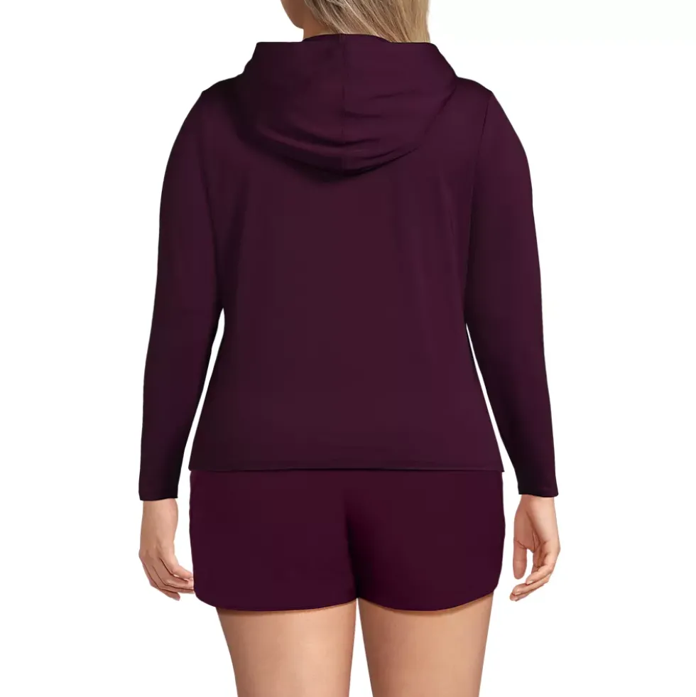 Women's SunShade UPF 50 Hooded Zip Front Rash Guard