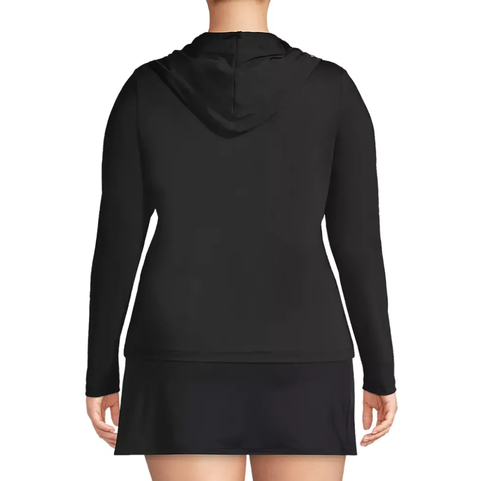 Women's SunShade UPF 50 Hooded Zip Front Rash Guard