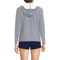 Women's SunShade UPF 50 Hooded Zip Front Rash Guard