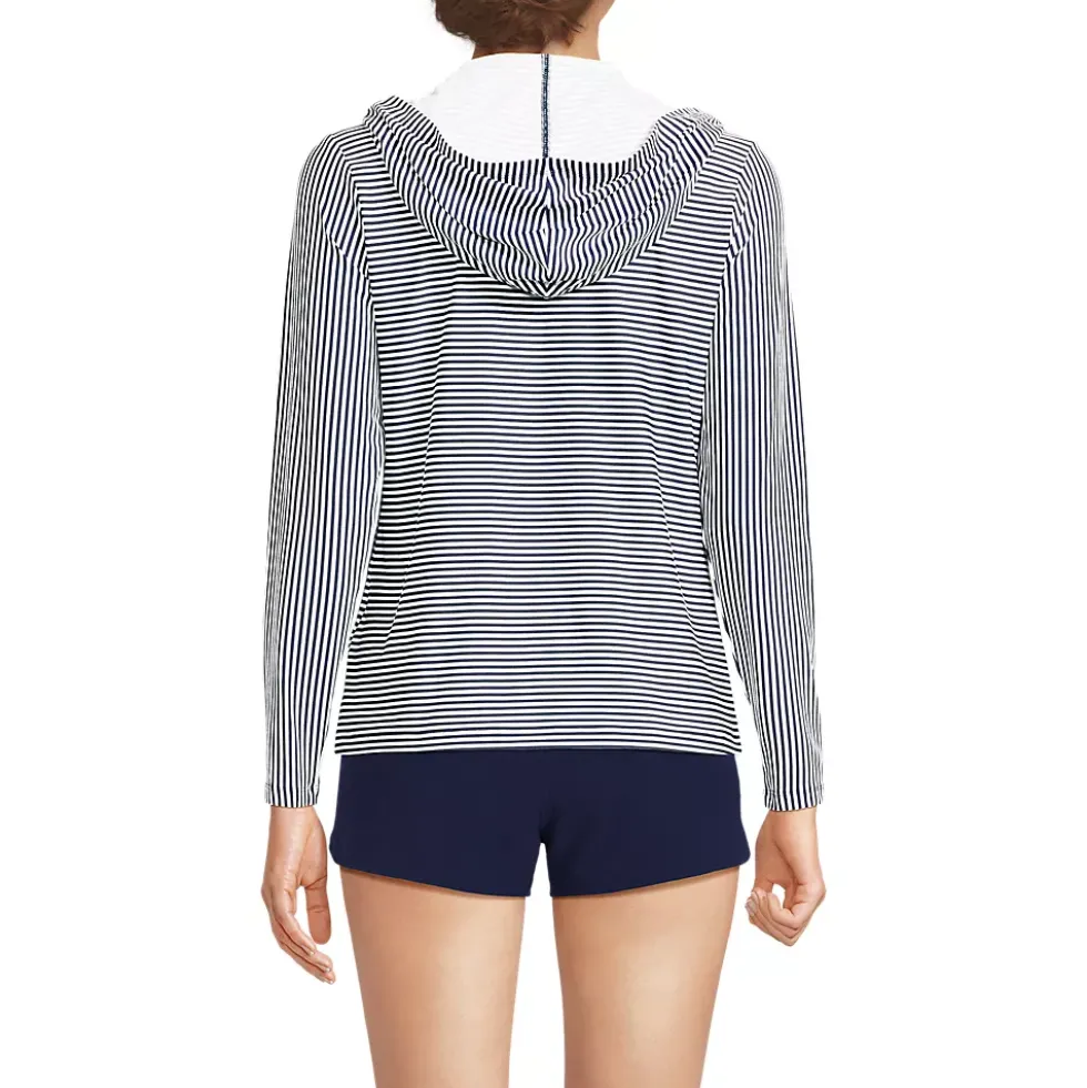 Women's SunShade UPF 50 Hooded Zip Front Rash Guard