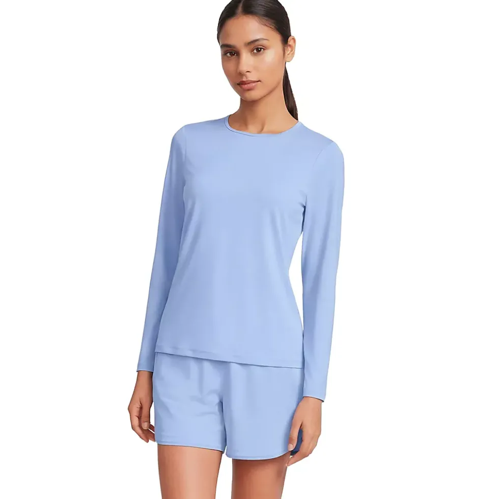 Women's SunShade UPF 50 Long Sleeve Rash Guard Swim Tee