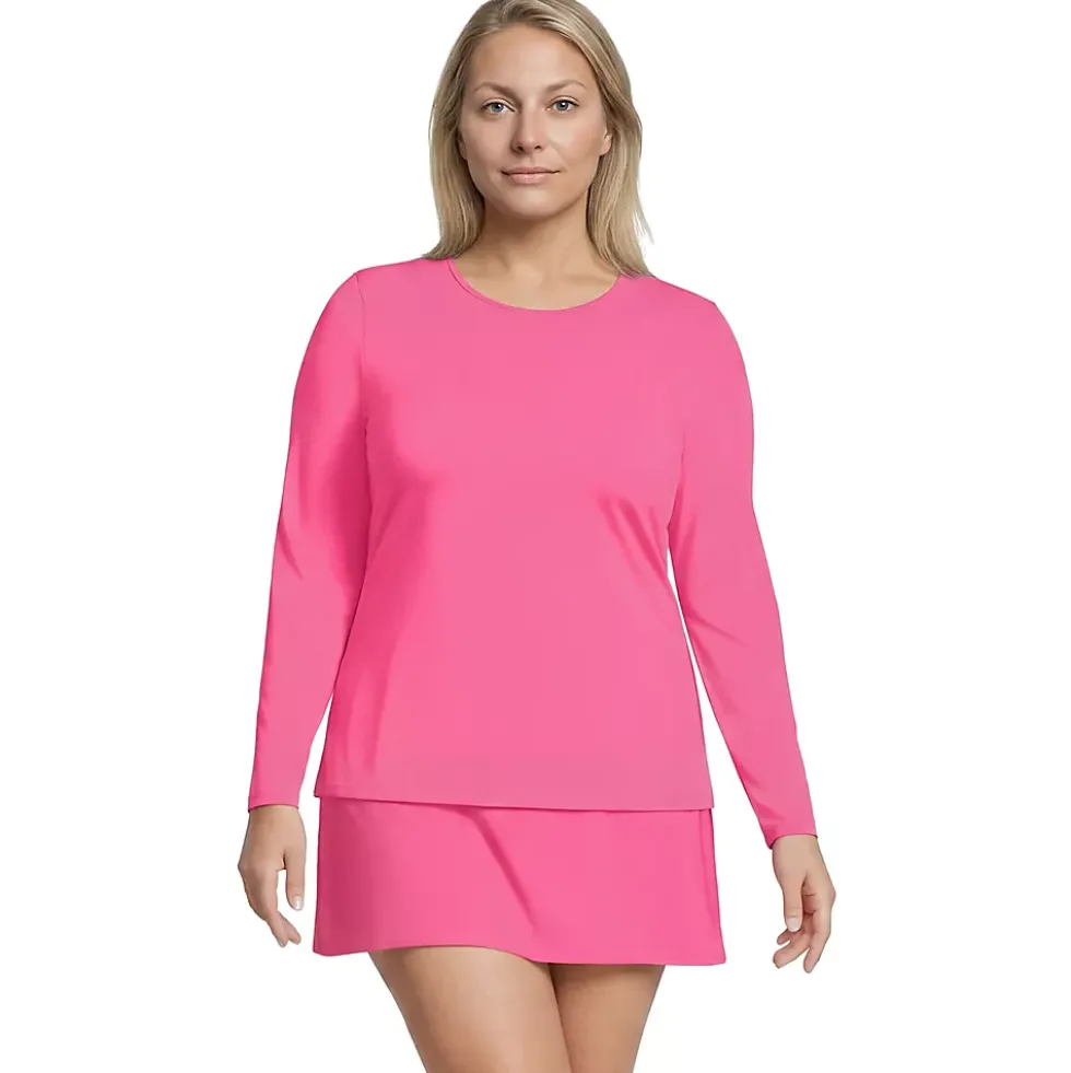Women's SunShade UPF 50 Long Sleeve Rash Guard Swim Tee